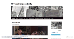 Desktop Screenshot of physicalimpossibility.com